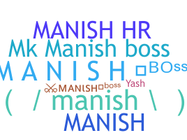 ชื่อเล่น - Manishboss