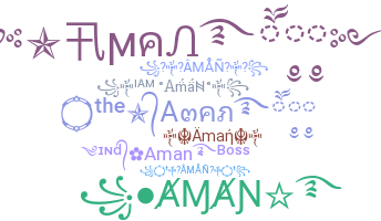 ชื่อเล่น - Aman