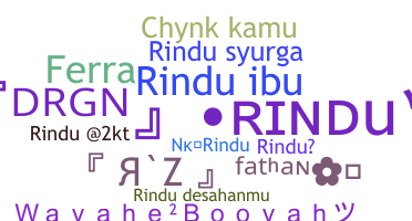 ชื่อเล่น - Rindu