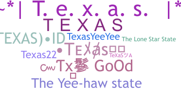 ชื่อเล่น - Texas