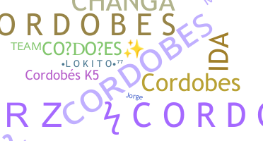 ชื่อเล่น - CORDOBES