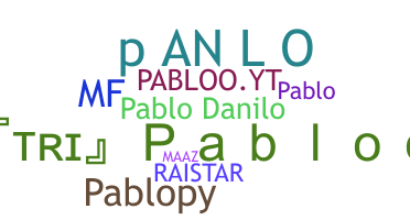 ชื่อเล่น - Pabloo