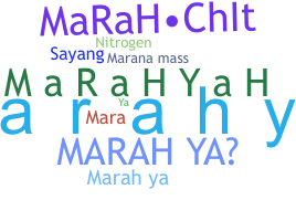 ชื่อเล่น - Marahya