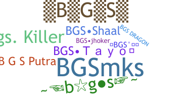 ชื่อเล่น - BGS