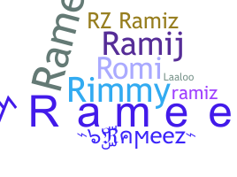 ชื่อเล่น - Rameez