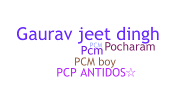 ชื่อเล่น - pcm