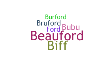 ชื่อเล่น - Buford