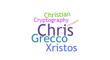 ชื่อเล่น - Christos