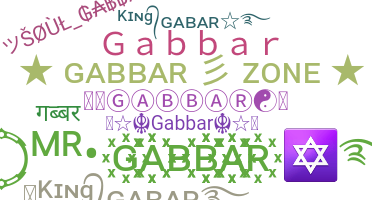 ชื่อเล่น - Gabbar