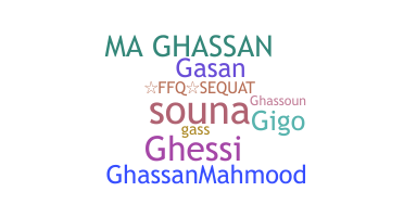 ชื่อเล่น - Ghassan