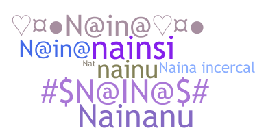 ชื่อเล่น - Naina