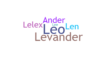 ชื่อเล่น - Leander