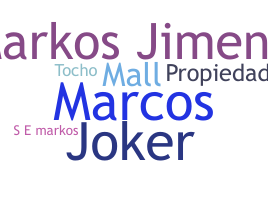 ชื่อเล่น - Markos
