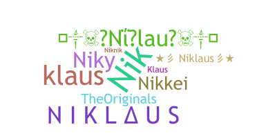 ชื่อเล่น - Niklaus