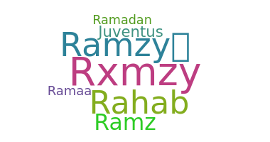 ชื่อเล่น - Ramzy