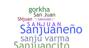 ชื่อเล่น - Sanjuan