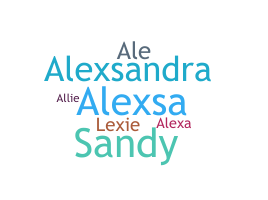 ชื่อเล่น - Alexsandra