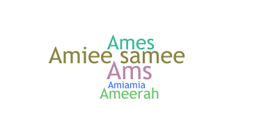 ชื่อเล่น - Amiee