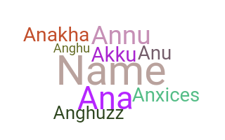 ชื่อเล่น - Anagha
