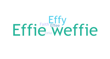 ชื่อเล่น - Effie