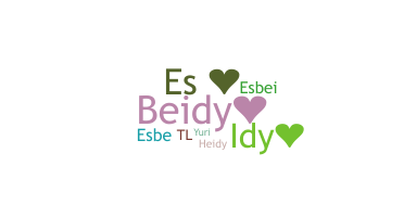 ชื่อเล่น - Esbeidy