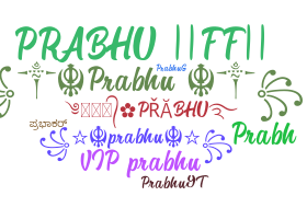 ชื่อเล่น - Prabhu