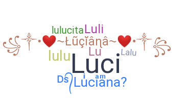 ชื่อเล่น - Luciana