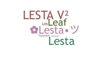 ชื่อเล่น - Lesta