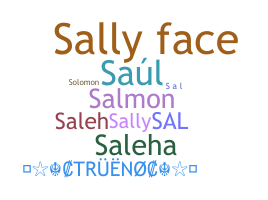ชื่อเล่น - Sal