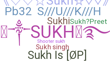 ชื่อเล่น - sukh