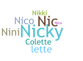 ชื่อเล่น - Nicolette