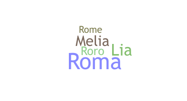 ชื่อเล่น - Romelia