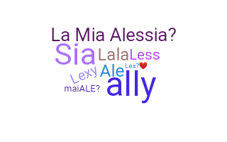 ชื่อเล่น - ALESSIA