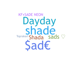 ชื่อเล่น - Sade