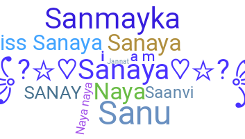 ชื่อเล่น - Sanaya