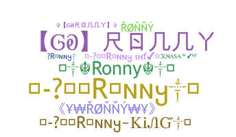 ชื่อเล่น - Ronny