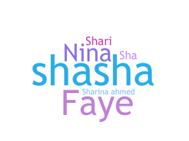 ชื่อเล่น - Sharina