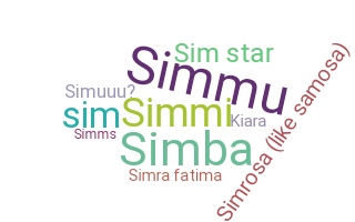 ชื่อเล่น - Simra