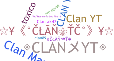 ชื่อเล่น - ClanYT