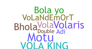 ชื่อเล่น - Vola