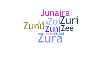 ชื่อเล่น - Zunaira