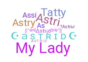 ชื่อเล่น - Astrid