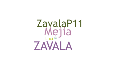 ชื่อเล่น - Zavala