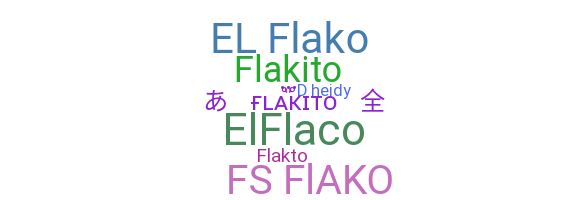 ชื่อเล่น - Flakito
