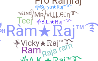 ชื่อเล่น - Ramraj