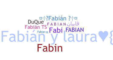 ชื่อเล่น - fabin