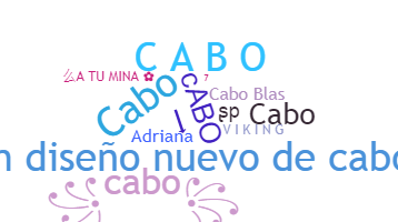 ชื่อเล่น - CABO