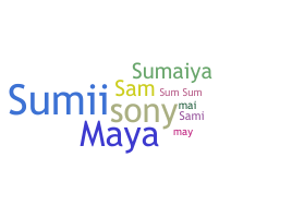 ชื่อเล่น - Sumaya