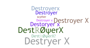 ชื่อเล่น - DestroyerX