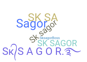 ชื่อเล่น - Sksagor